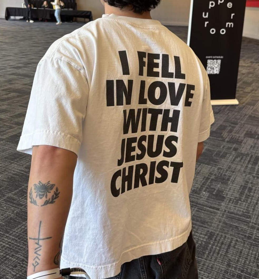 I FELL IN LOVE WITH JESUS CHRIST T-SHIRT